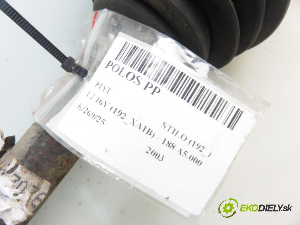 FIAT STILO (192_) HB 2003 59,00 1.2 16V 80 - 188 A5.000 1242,00 Poloos PP