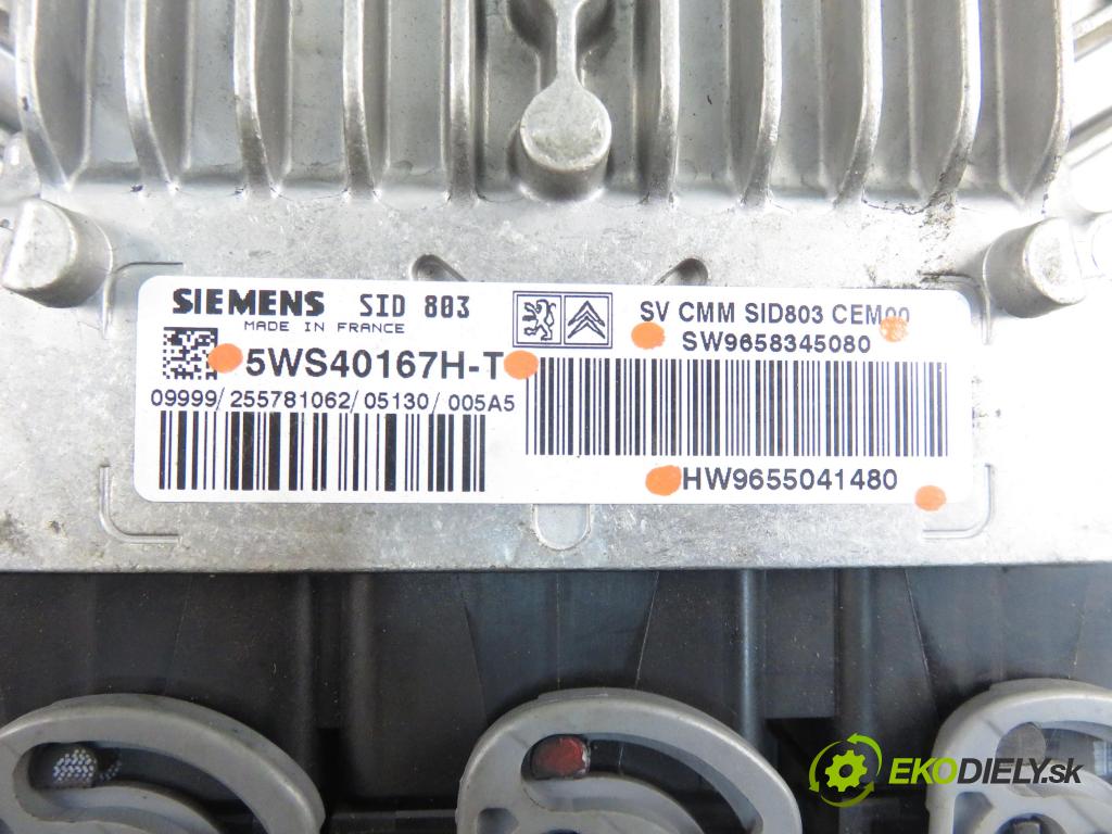 PEUGEOT 407 SW (6E_) KOMBI 2005 100,00 2.0 HDi 135 - RHR 1997,00 Riadiaca jednotka Motor 5WS40167HT ; SW9658345080 ; HW9655041480