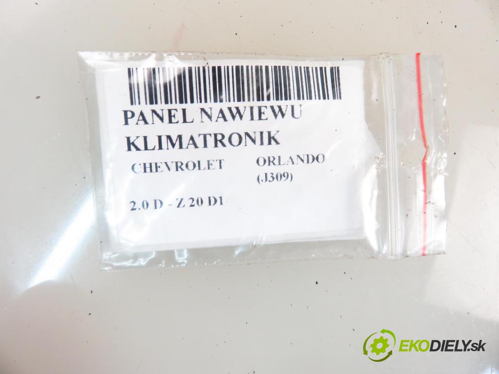 CHEVROLET ORLANDO (J309) MINIVAN 2012 120,00 2.0 D VCDi 163 - Z 20 D1 (LNP) 1998,00 Panel topení KLIMATRONIK 3870578