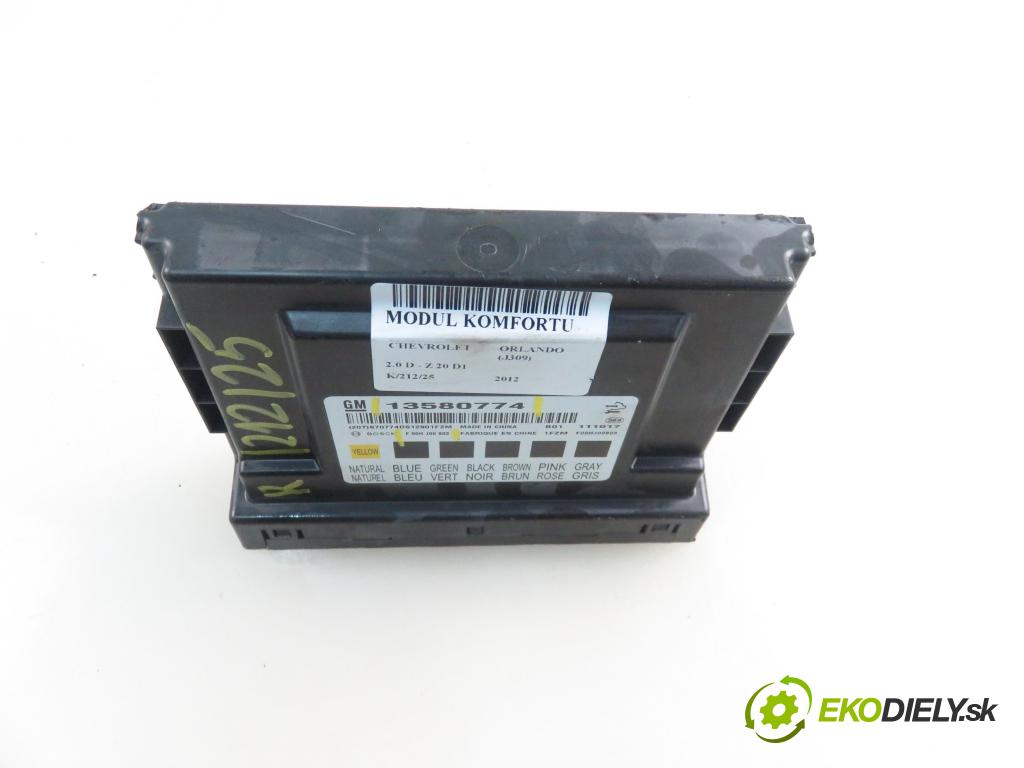 CHEVROLET ORLANDO (J309) MINIVAN 2012 120,00 2.0 D VCDi 163 - Z 20 D1 (LNP) 1998,00 MODUL komfortu 13580774 ; F00HJ00803