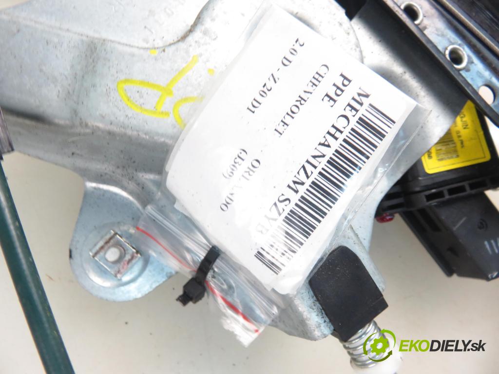 CHEVROLET ORLANDO (J309) MINIVAN 2012 120,00 2.0 D VCDi 163 - Z 20 D1 (LNP) 1998,00 mechanismus oken PPE