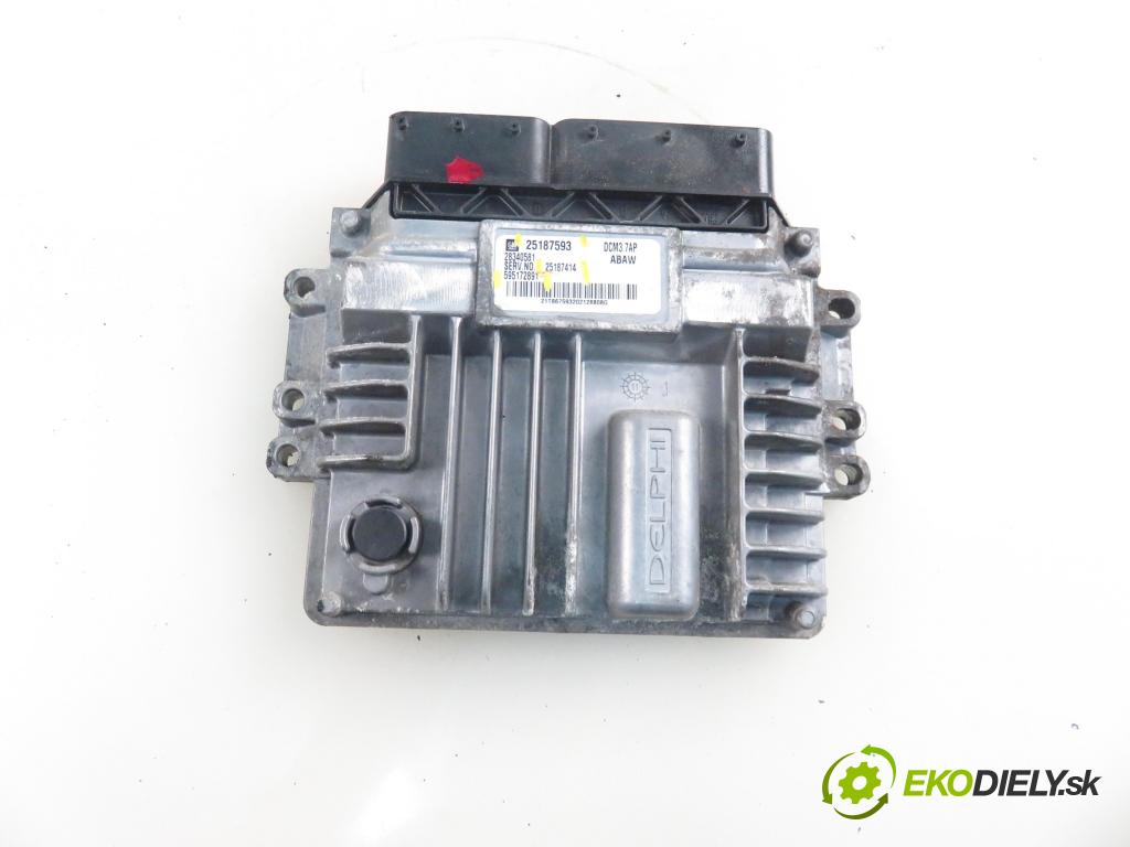 CHEVROLET ORLANDO (J309) MINIVAN 2012 120,00 2.0 D VCDi 163 - Z 20 D1 (LNP) 1998,00 Riadiaca jednotka Motor 25187593 ; 25187414 ; 595172891
