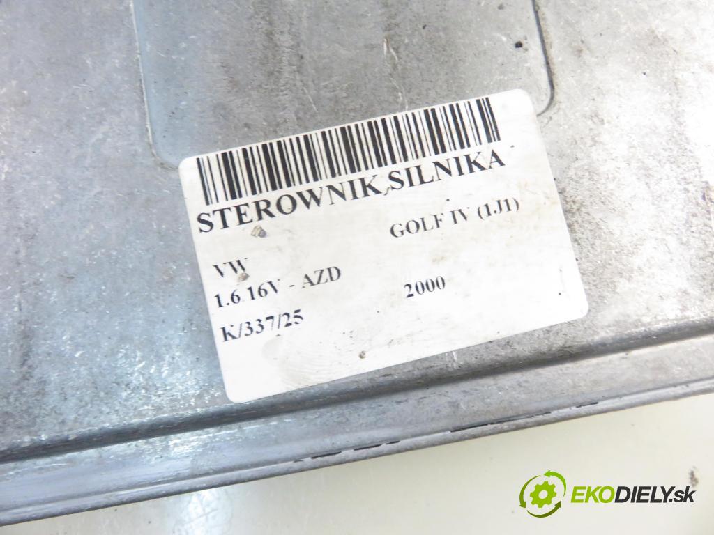 VW GOLF IV (1J1) HB 2000 77,00 1.6 16V 105 - AZD 1598,00 Riadiaca jednotka Motor 036906034BB ; IAW4LVH