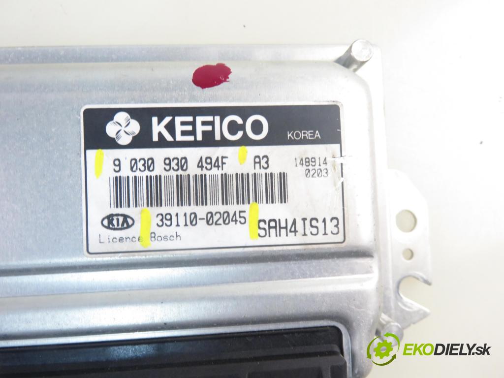 KIA PICANTO (BA) HB 2004 48,00 1.1 - G4HG 1086,00 Riadiaca jednotka Motor 3911002045 ; 9030930494F