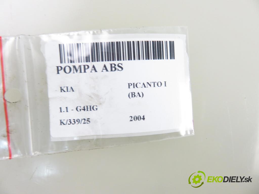 KIA PICANTO (BA) HB 2004 48,00 1.1 - G4HG 1086,00 pumpa ABS 5891007300 ; 5WY7401B ; 5891007300 (Pumpy brzdové)