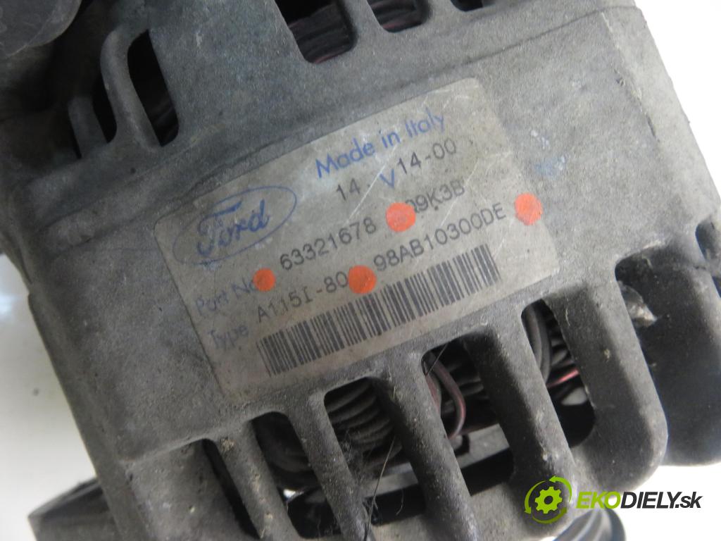 FORD FOCUS Turnier (DNW) KOMBI 2000 96,00 2.0 16V - EDDF 1988,00 Alternátor 98AB10300DE ; 63321678 (Alternátor)