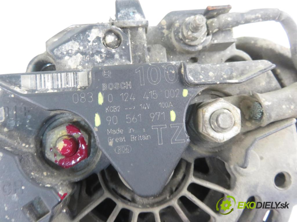 OPEL ASTRA G liftback (T98) HB 2000 55,00 1.6 8V 75 1598,00 Alternátor 90561971 ; 0124415002 (Alternátor)