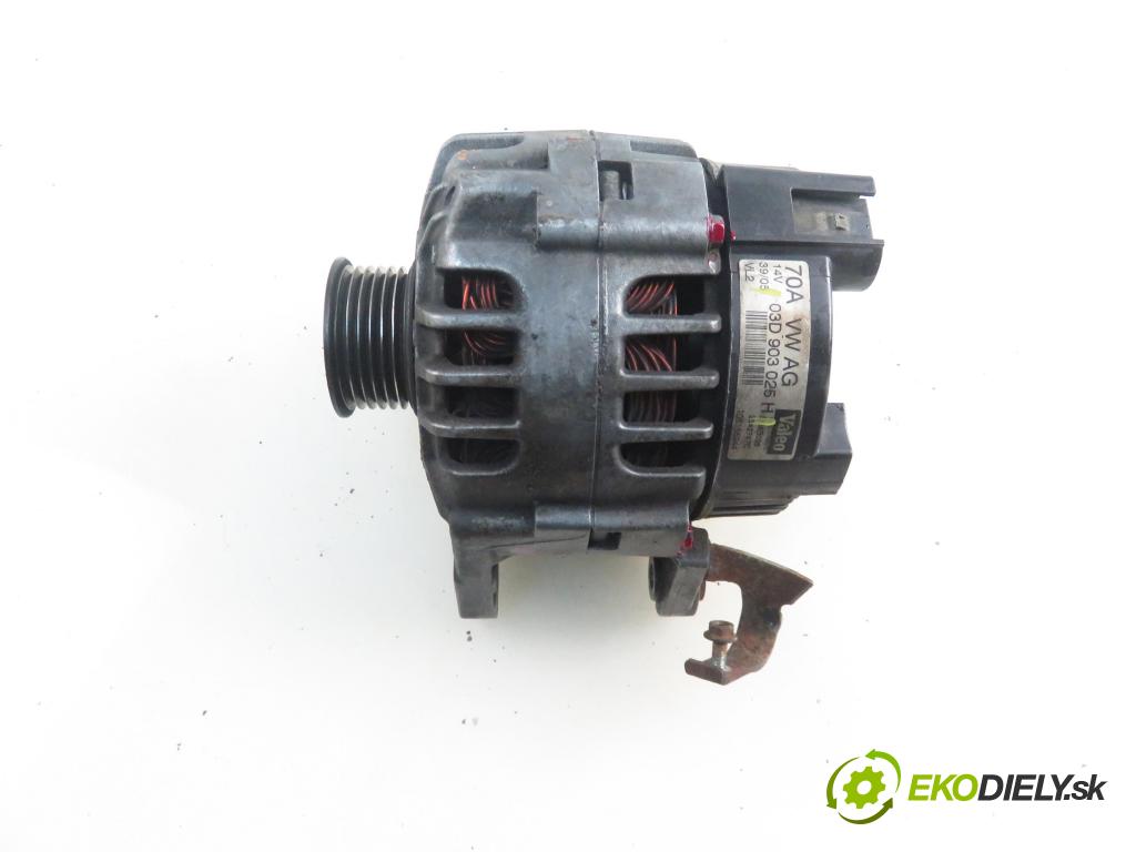 VW POLO (9N_) HB 2001 47,00 1.2 12V 64 - AZQ 1198,00 Alternátor 03D903025H (Alternátor)