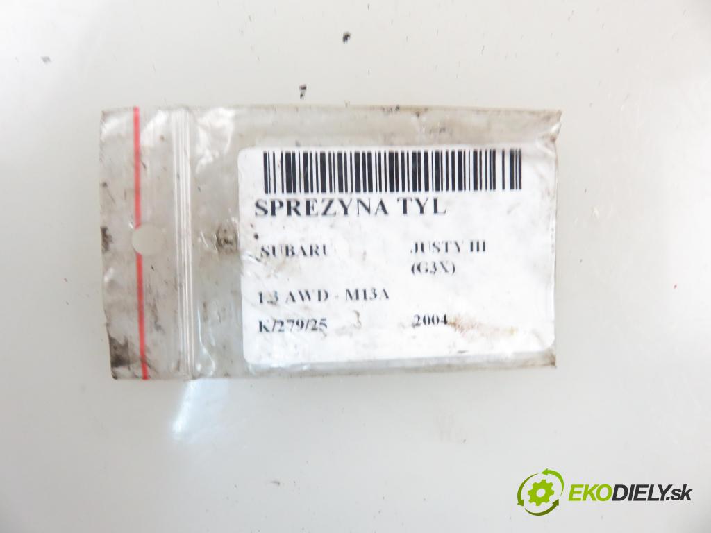 SUBARU JUSTY III (G3X) HB 2004 69,00 1.3 AWD 94 - M13A 1328,00 Pružina zadné 