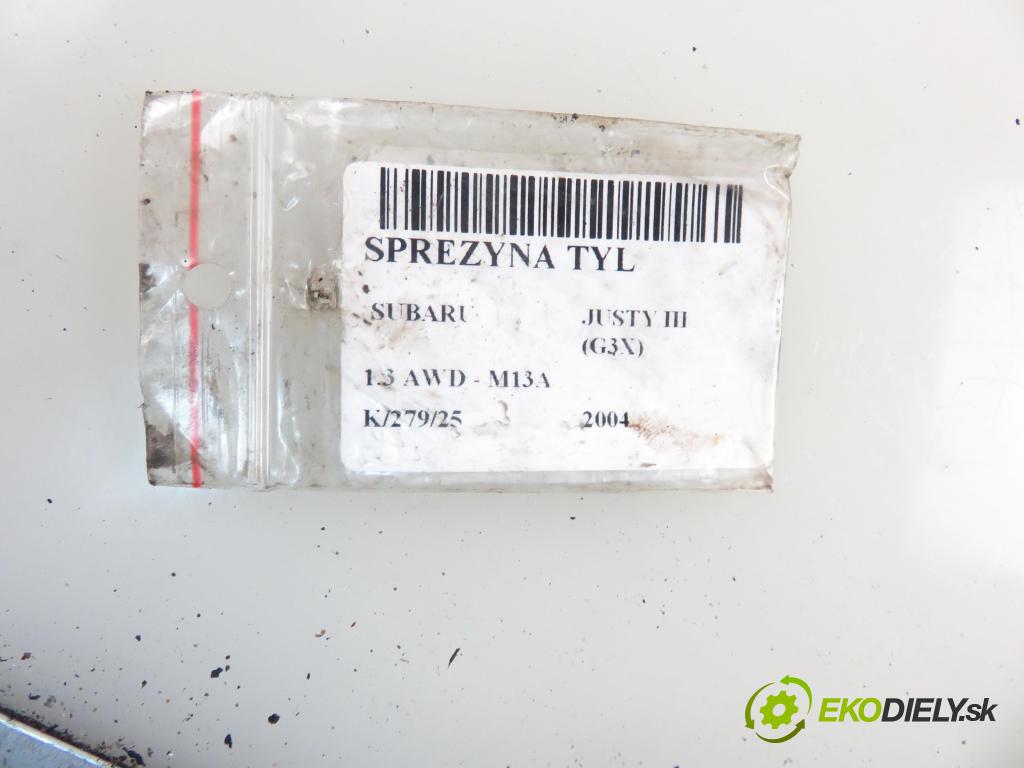 SUBARU JUSTY III (G3X) HB 2004 69,00 1.3 AWD 94 - M13A 1328,00 Pružina zadné