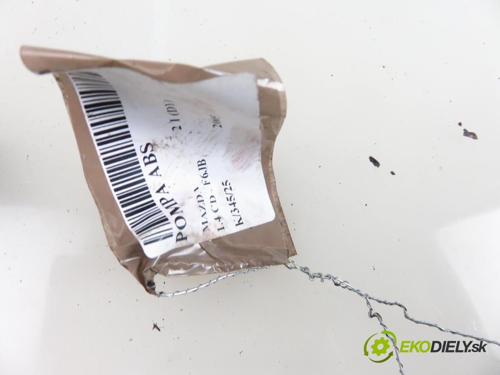 MAZDA 2 (DY) HB 2005 50,00 1.4 CD - F6JB 1399,00 Pumpa ABS 10097001173 (Pumpa ABS)