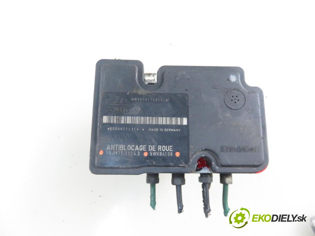 PEUGEOT 206 liftback (2A/C) HB 2004 80,00 1.6 16V - NFU (TU5JP4) 1587,00 Pumpa ABS 10097011143 ; 5WK84108 ; 9652342980 (Pumpa ABS)