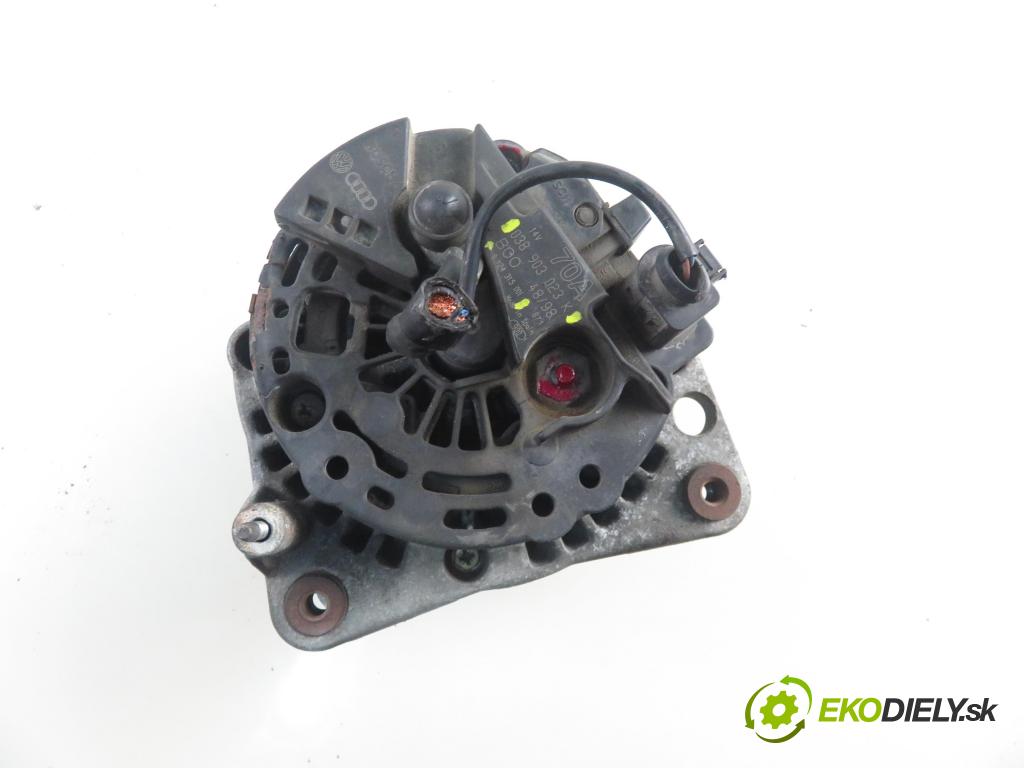 VW POLO (9N_) HB 2003 55,00 1.4 TDI PD 75 - AMF 1422,00 Alternátor 038903023K ; 0124315001 (Alternátor)