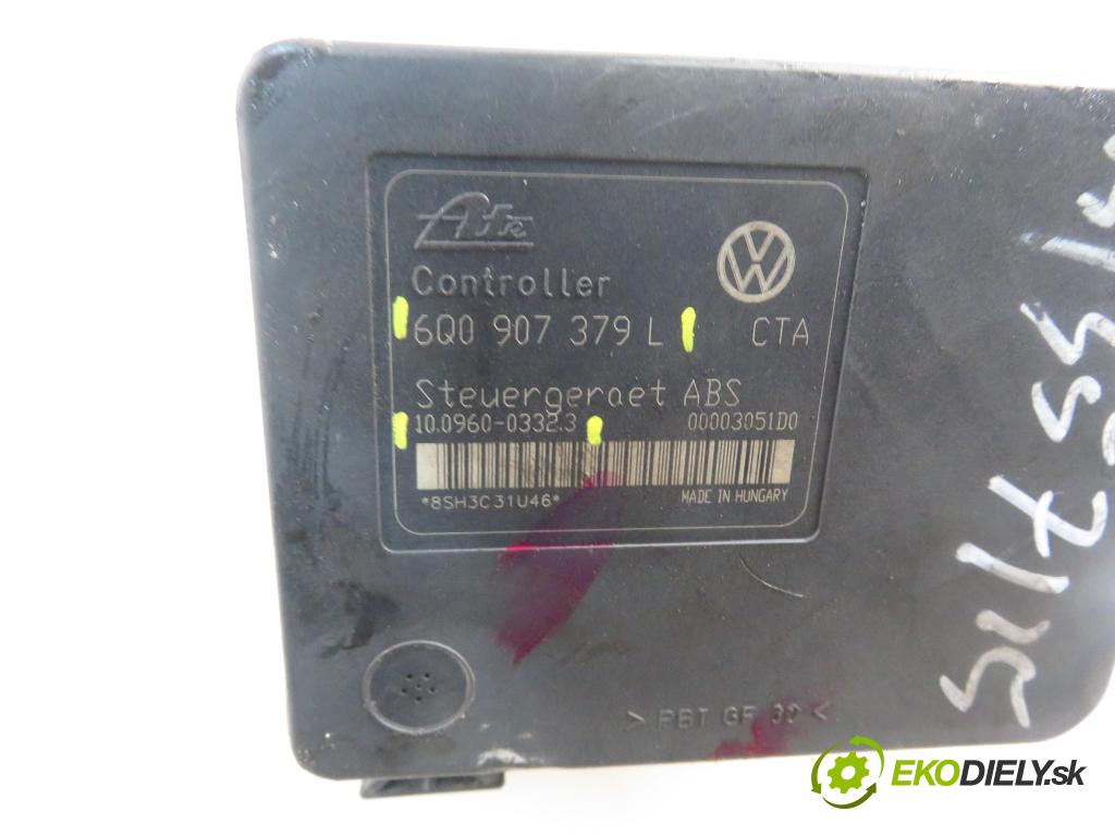 VW POLO (9N_) HB 2003 55,00 1.4 TDI PD 75 - AMF 1422,00 Pumpa ABS 6Q0907379L ; 10096003323 ; 6Q0614117H (Pumpa ABS)