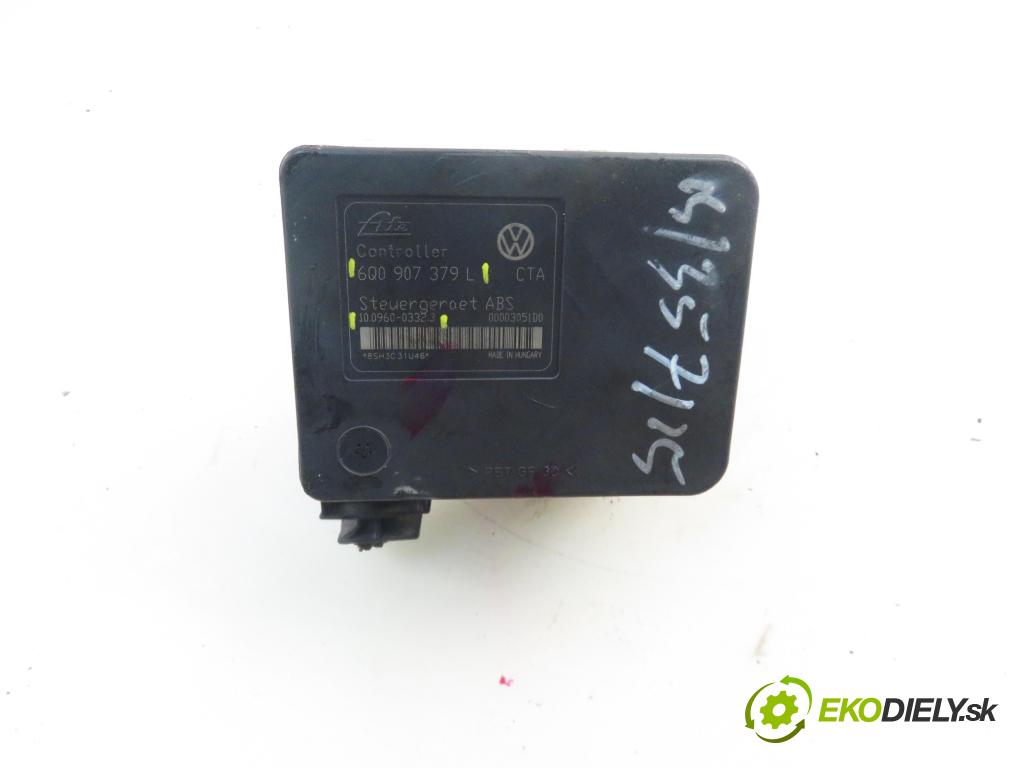 VW POLO (9N_) HB 2003 55,00 1.4 TDI PD 75 - AMF 1422,00 Pumpa ABS 6Q0907379L ; 10096003323 ; 6Q0614117H (Pumpa ABS)