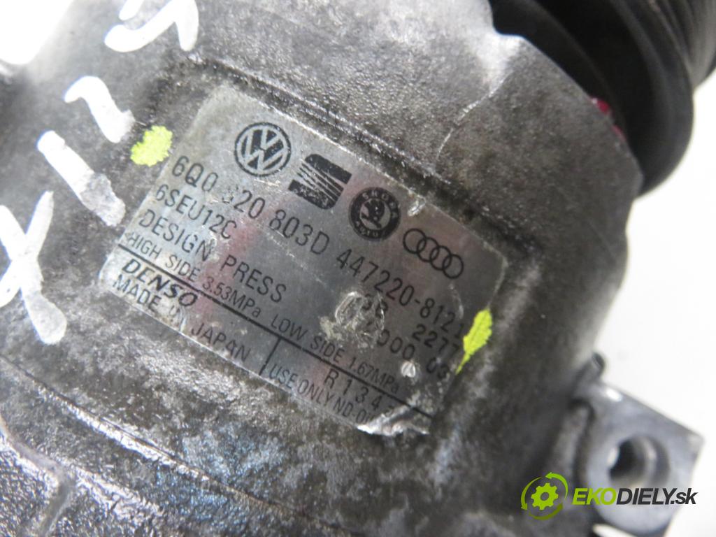VW POLO (9N_) HB 2003 55,00 1.4 TDI PD 75 - AMF 1422,00 KOMPRESOR: klimatizácie 6Q0820803D ; 4472208121 (Kompresor klimatizácie)