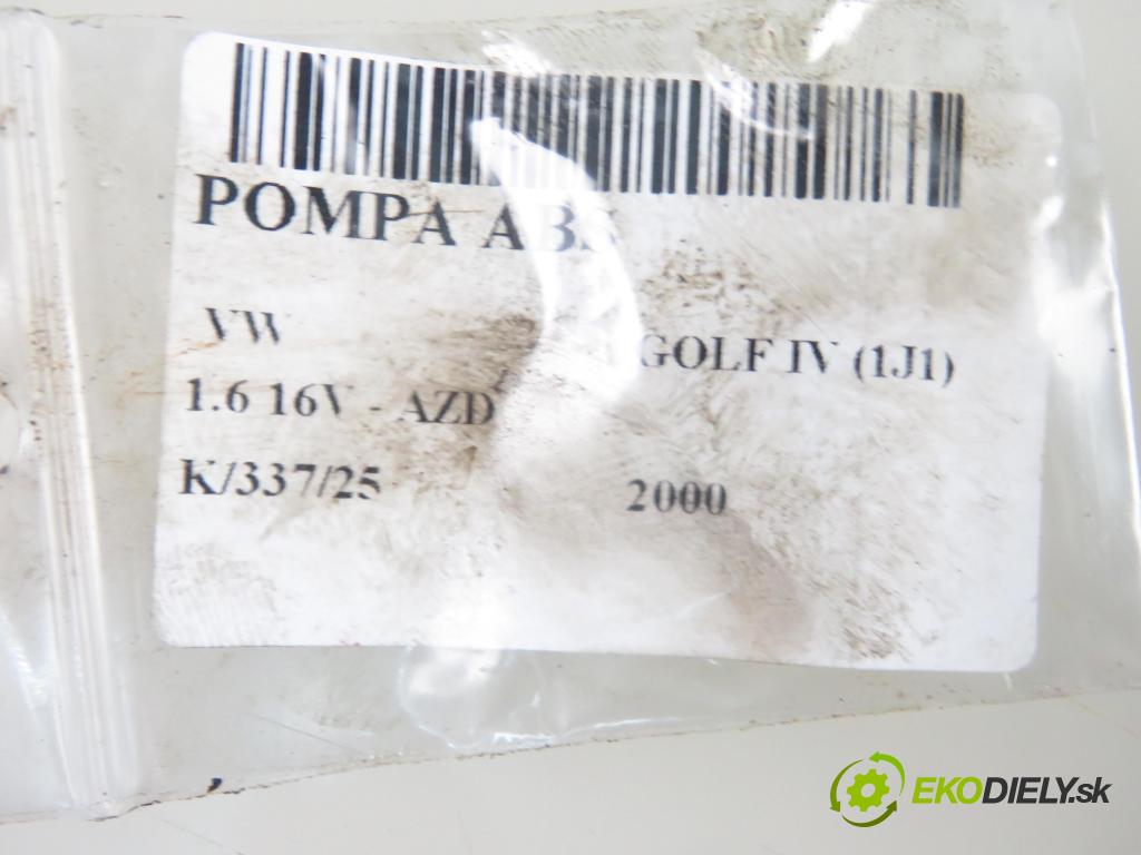 VW GOLF IV (1J1) HB 2000 77,00 1.6 16V 105 - AZD 1598,00 Pumpa ABS 1C0907379 ; 10094703073 ; 6X0614517 (Pumpa ABS)