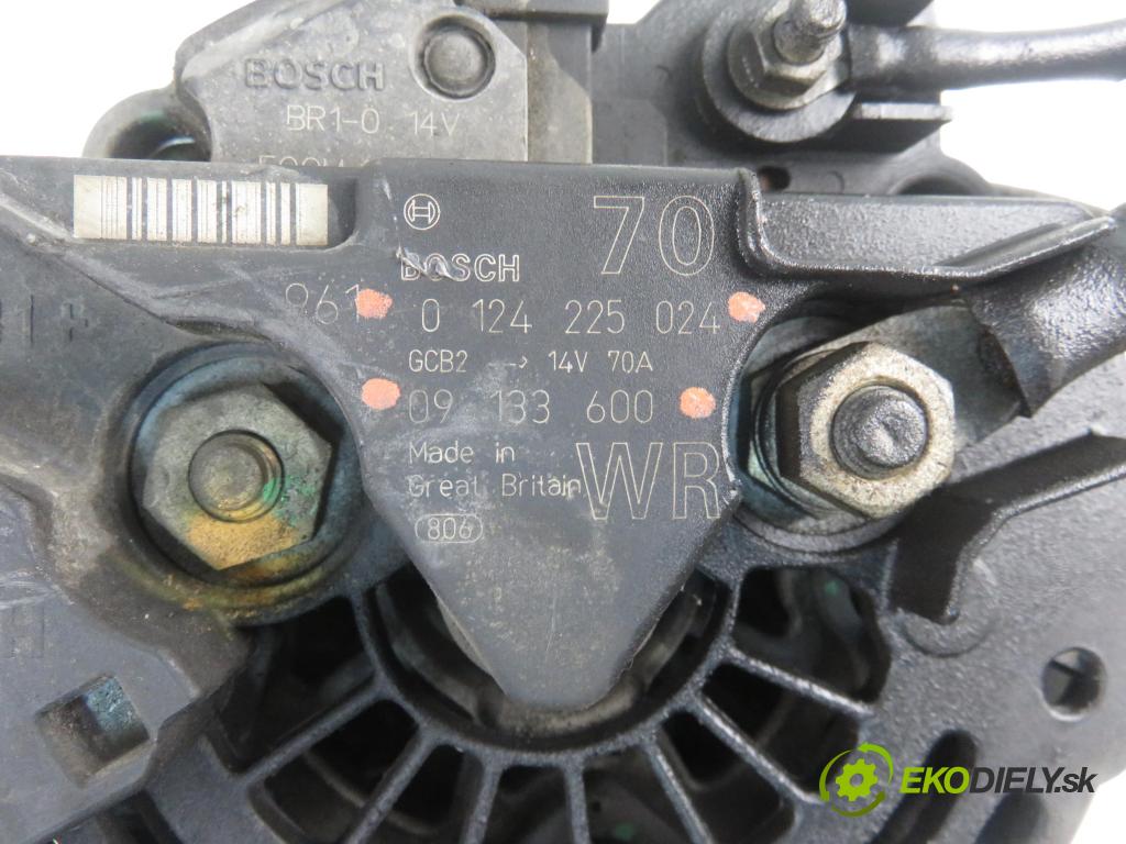 OPEL ASTRA G liftback (T98) HB 1999 66,00 1.4 16V - X 14 XE 1389,00 Alternátor 0124225024 ; 09133600 (Alternátor)