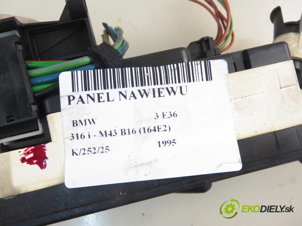 BMW 3 (E36) SEDAN 1995 75,00 316 i 102 - M43 B16 1596,00 Panel kúrenia 8368566