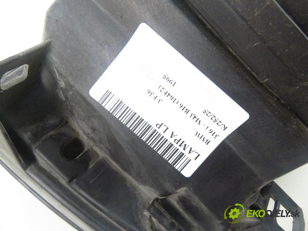 BMW 3 (E36) SEDAN 1995 75,00 316 i 102 - M43 B16 1596,00 světlo LP 1387041