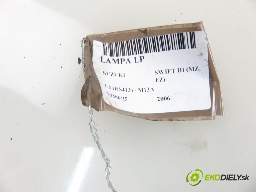 SUZUKI SWIFT III (MZ, EZ) HB 2006 67,00 1.3 91 - M13A 1328,00 světlo LP