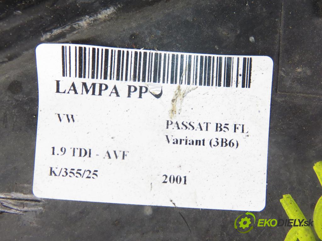 VW PASSAT B5.5 Variant (3B6) KOMBI 2001 96,00 1.9 TDI PD 130 - AVF 1896,00 světlo PP