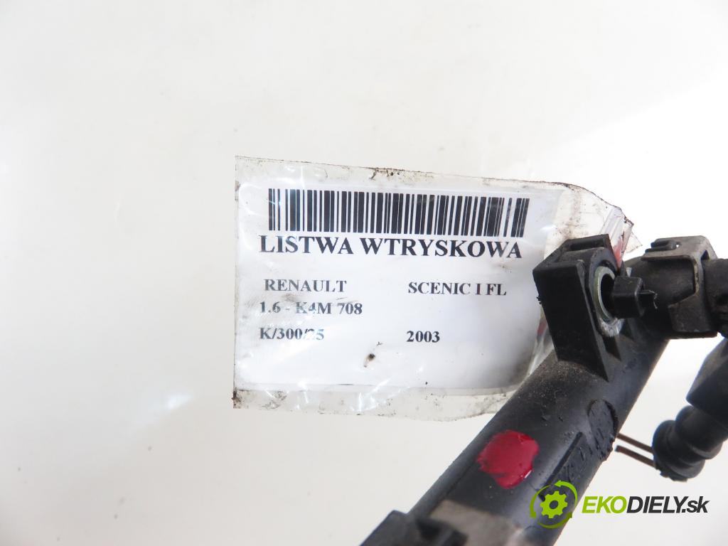RENAULT SCENIC I (JA0/1_) MINIVAN 2003 0,00 1.6 - K4M 708 1598,00 Lišta vstrekovacia 8200139674C ; H029611 ; ITGM60 (Vstrekovacia lišta)