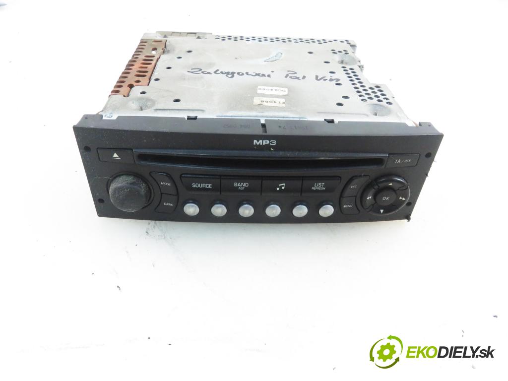 CITROEN C2 (JM_) HB 2007 44,00 1.1 - HFX (TU1JP) 1124,00 RADIO CD 96627394XT