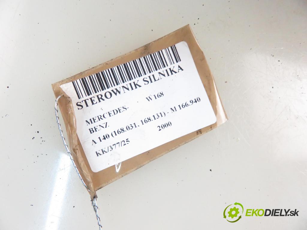 MERCEDES-BENZ KLASA A (W168) HB 2000 60,00 1.4 A 140 82 - M 166.940 1397,00 Riadiaca jednotka Motor A1681500179 ; 412250004003