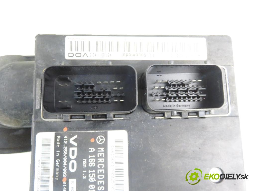 MERCEDES-BENZ KLASA A (W168) HB 2000 60,00 1.4 A 140 82 - M 166.940 1397,00 Riadiaca jednotka Motor A1681500179 ; 412250004003