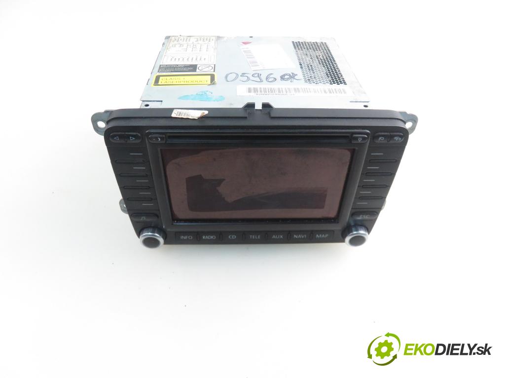 VW PASSAT B6 (3C2) SEDAN 2005 103,00 2.0 TDI 16V - BKP 1968,00 RADIO CD 1T0035194D