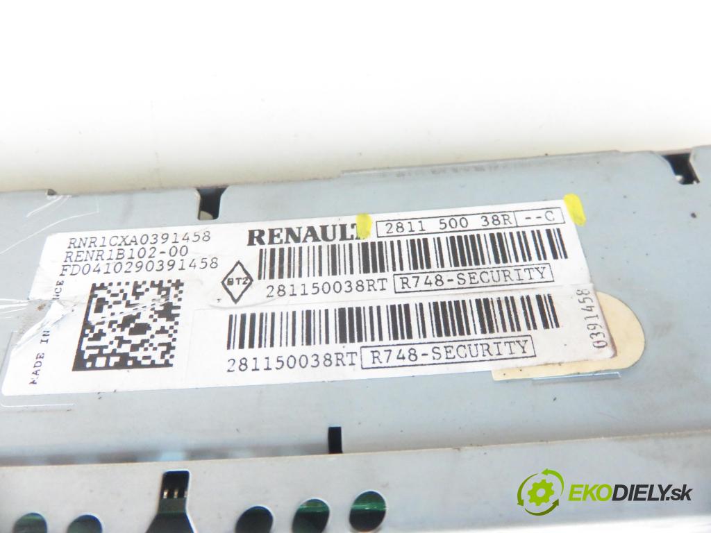 RENAULT CLIO III Grandtour (KR0/1_) KOMBI 2010 76,00 1.2 16V TCE - D4F 786 1149,00 RADIO CD 281150038R
