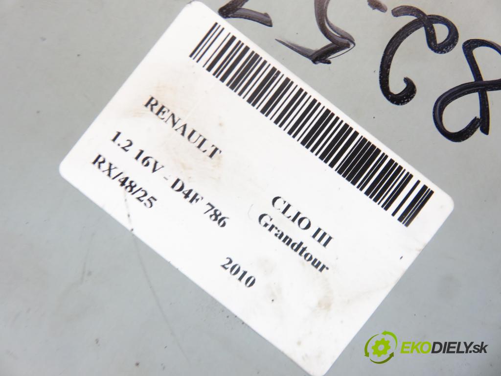 RENAULT CLIO III Grandtour (KR0/1_) KOMBI 2010 76,00 1.2 16V TCE - D4F 786 1149,00 RADIO CD 281150038R