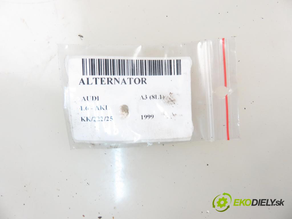 AUDI A3 (8L1) HB 1999 74,00 1.6 - AKL 1595,00 Alternátor 028903028D ; 0124325003 (Alternátor)