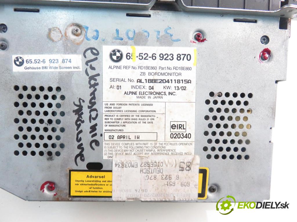 BMW 3 Touring (E46) KOMBI 2004 110,00 320 d 150 - M47 D20 (204D4) 1995,00 RADIO 526923870