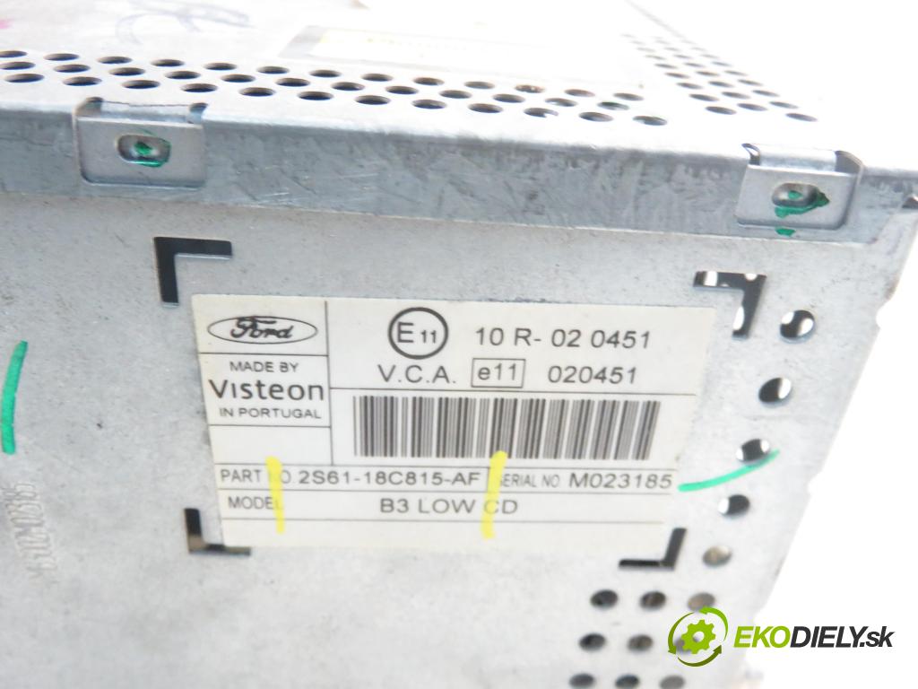 FORD FIESTA V (JH_, JD_) HB 2002 44,00 1.3 - BAJA 1299,00 RADIO 2S6118C815AF