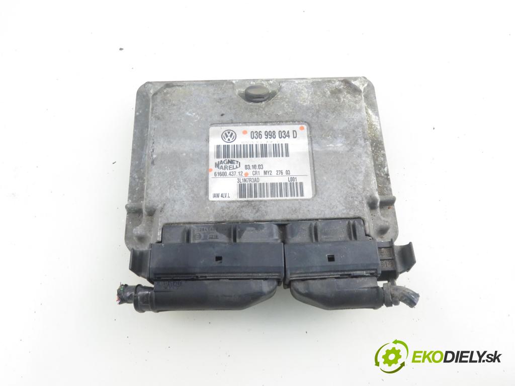 VW POLO (6N2) HB 2001 55,00 1.4 16V - AUA 1390,00 Riadiaca jednotka Motor 036998034D ; 6160043712