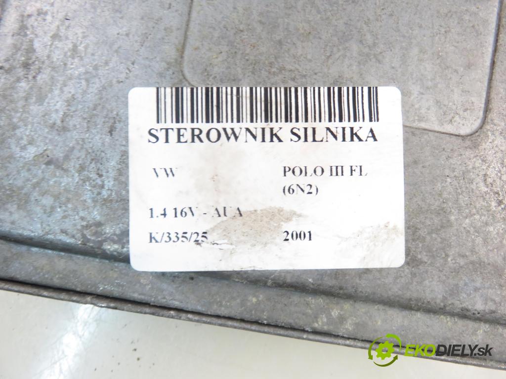 VW POLO (6N2) HB 2001 55,00 1.4 16V - AUA 1390,00 Riadiaca jednotka Motor 036998034D ; 6160043712