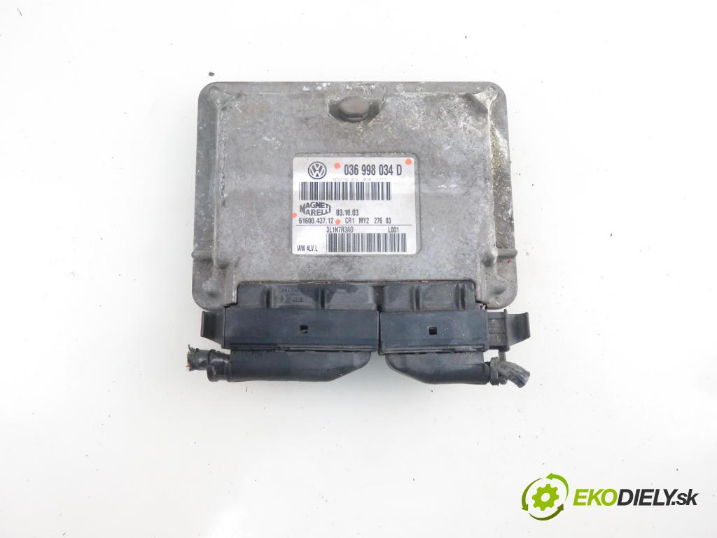 VW POLO (6N2) HB 2001 55,00 1.4 16V - AUA 1390,00 Riadiaca jednotka Motor 036998034D ; 6160043712