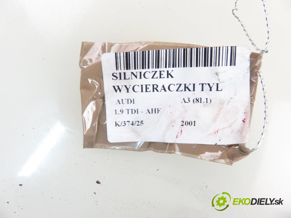 AUDI A3 (8L1) HB 2001 81,00 1.9 TDI 110 - AHF 1896,00 motorek stěrače ZADNÍ: