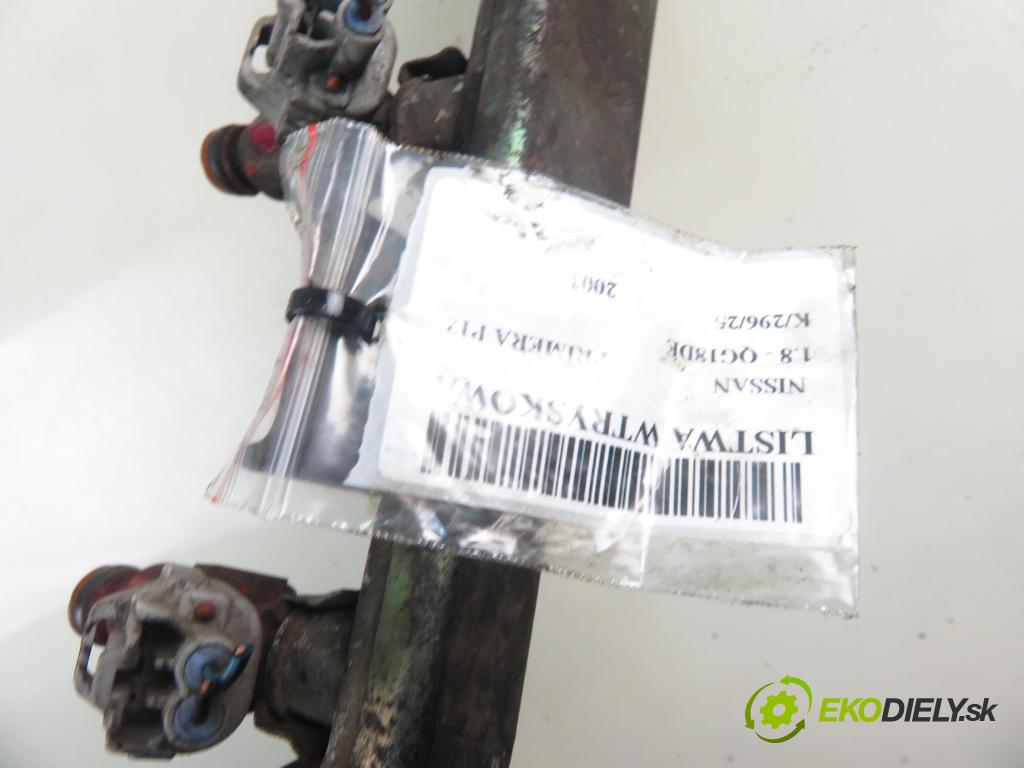 NISSAN PRIMERA (P12) LIFTBACK 2003 85,00 1.8 - QG18DE 1769,00 Lišta vstrekovacia 166009F600 ; 0280155940 (Vstrekovacia lišta)