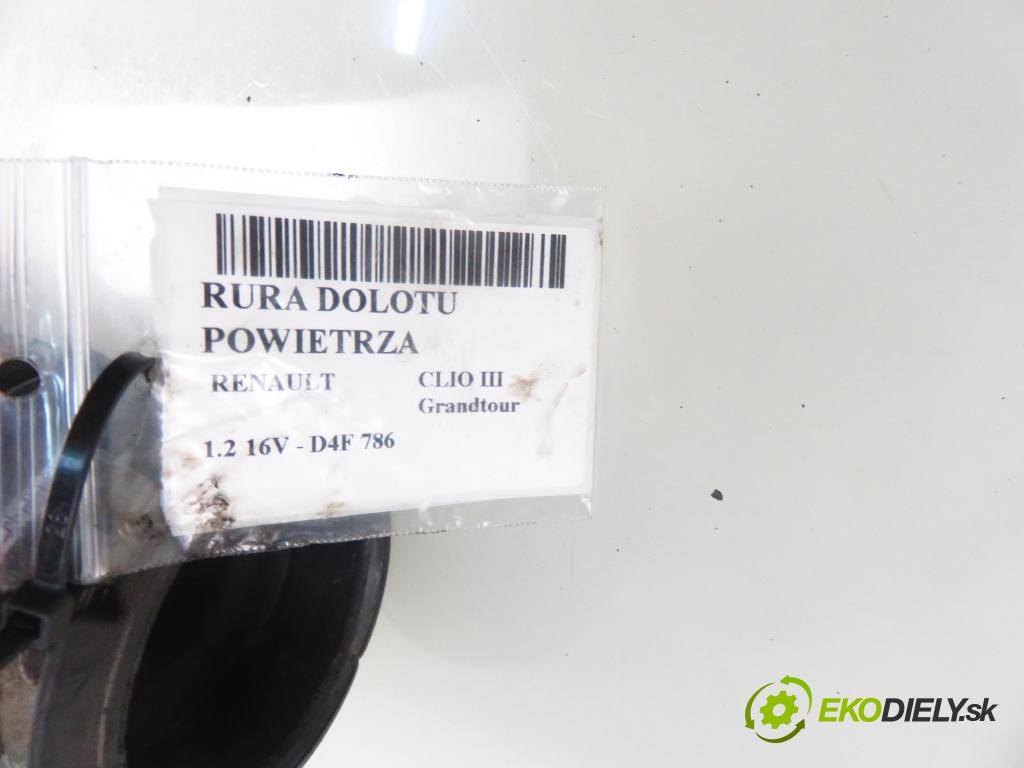 RENAULT CLIO III Grandtour (KR0/1_) KOMBI 2010 76,00 1.2 16V TCE - D4F 786 1149,00 Rúra prívodu vzduchu 0280142118 ; 8200519077 ; 8200828342