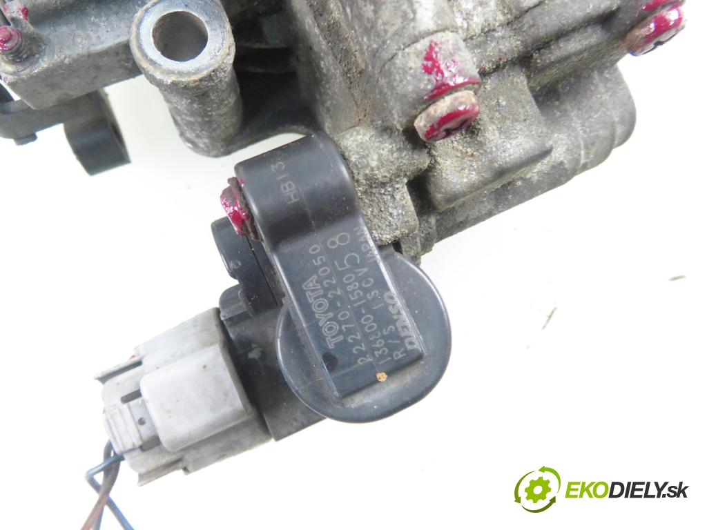 TOYOTA COROLLA Liftback (_E11_) LIFTBACK 2001 71,00 1.4 VVTi 97 - 4ZZ-FE 1398,00 Škrtiaca klapka 222100D020 (Škrtiaca klapka)