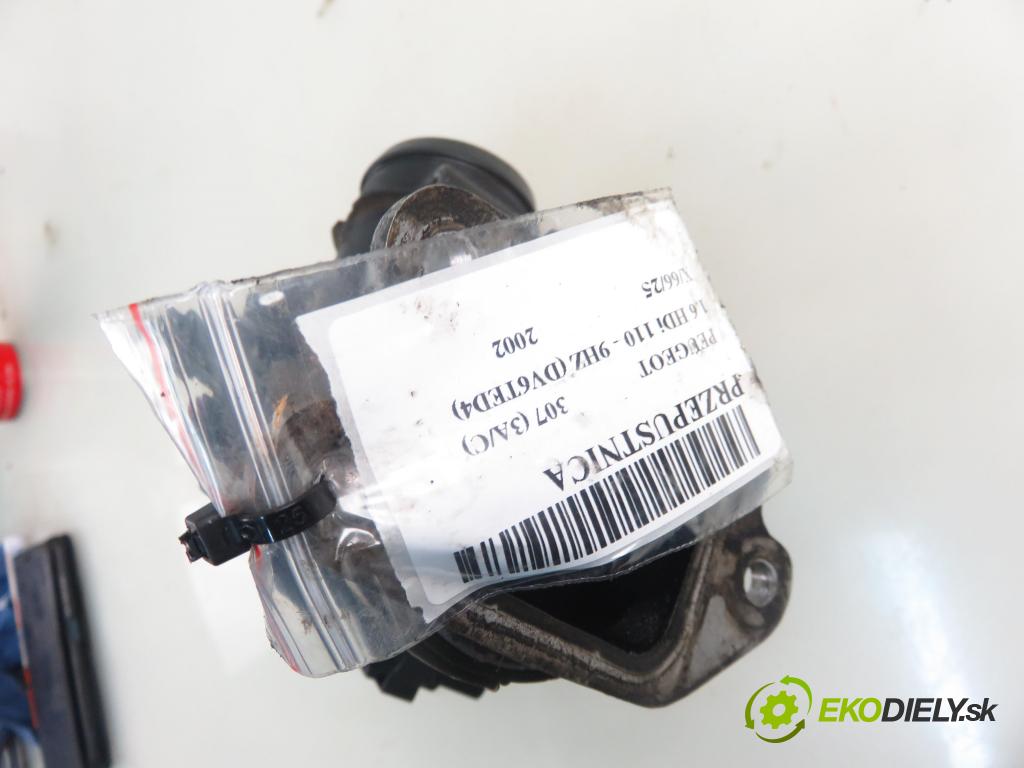PEUGEOT 307 (3A/C) HB 2002 80,00 1.6 HDi 110 1560,00 Škrtiaca klapka 9649832580 ; 25342946 (Škrtiaca klapka)