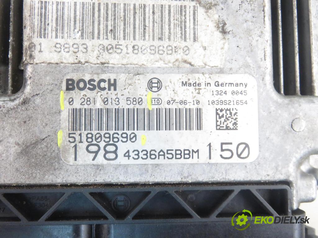 FIAT BRAVO II (198_) HB 2007 110,00 1.9 D Multijet - 937 A5.000 1910,00 Riadiaca jednotka Motor 51809690 ; 0281013580