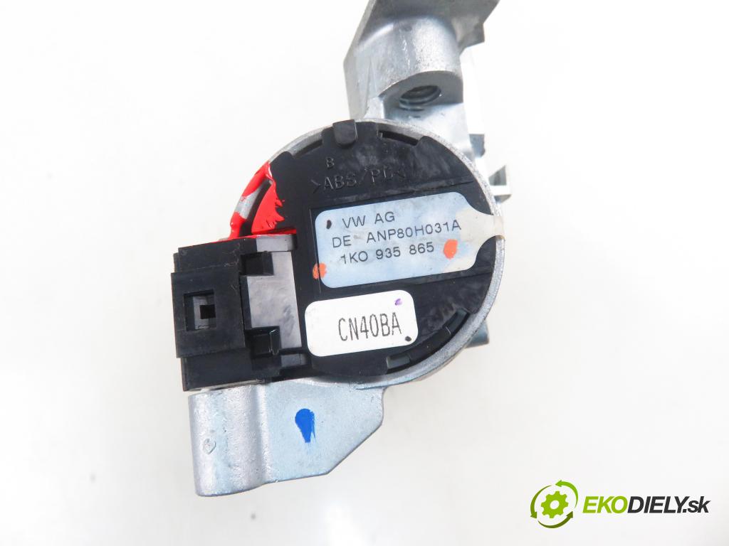 VW TOURAN (1T1, 1T2) MINIVAN 2005 103,00 2.0 TDI 16V 140 - BKD 1968,00 spinačka 1K0905851B ; 1K0935865 (Spínacia skrinka a kľúč)