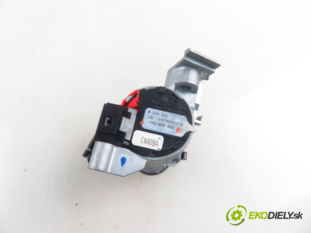 VW TOURAN (1T1, 1T2) MINIVAN 2005 103,00 2.0 TDI 16V 140 - BKD 1968,00 spinačka 1K0905851B ; 1K0935865 (Spínacia skrinka a kľúč)