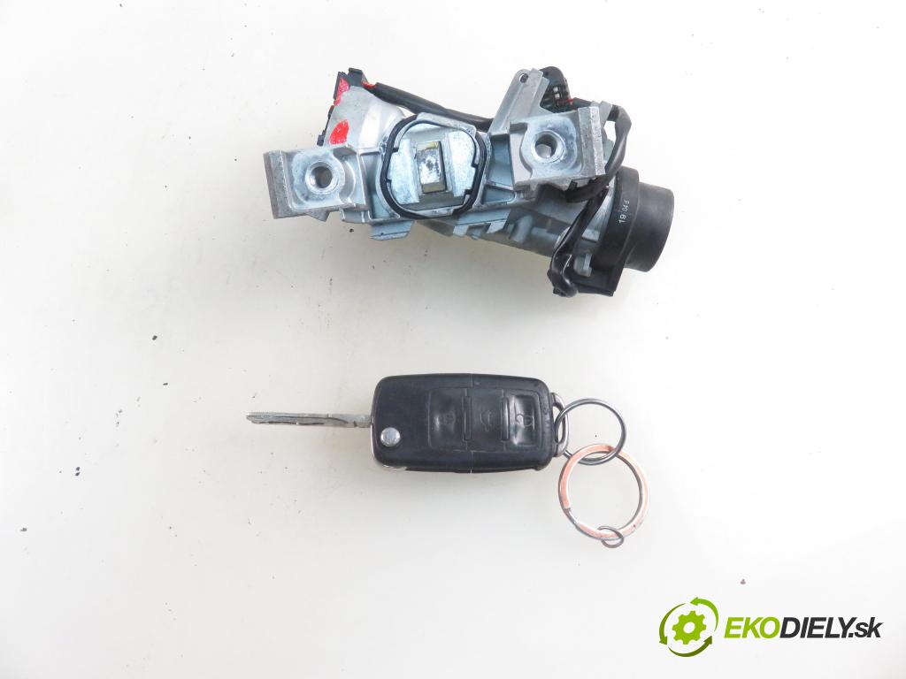 VW TOURAN (1T1, 1T2) MINIVAN 2005 103,00 2.0 TDI 16V 140 - BKD 1968,00 spinačka 1K0905851B ; 1K0935865 (Spínacia skrinka a kľúč)