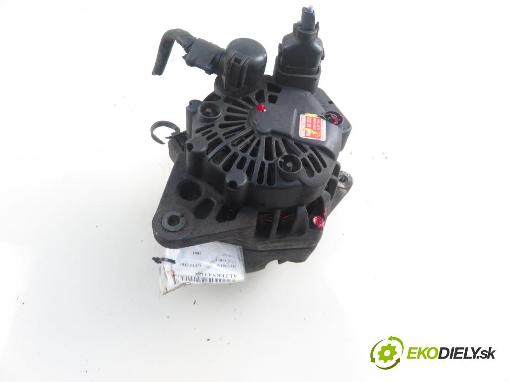 HYUNDAI GETZ (TB) HB 2004 60,00 1.3 12V 82 - G4EA 1341,00 Alternátor 3730022650 ; A0002655023 (Alternátor)