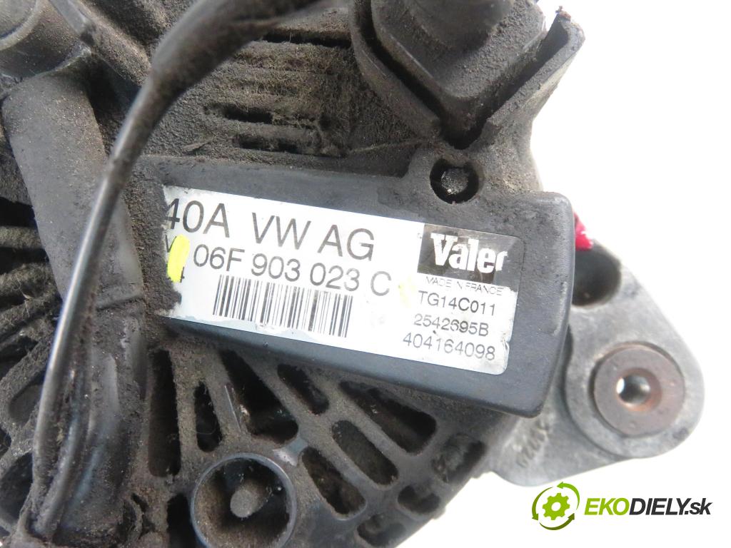 VW TOURAN (1T1, 1T2) MINIVAN 2005 103,00 2.0 TDI 16V 140 - BKD 1968,00 Alternátor 06F903023C (Alternátory)